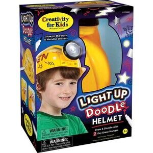 Creativity for Kids Light Up Doodle Helmet – Glow-in-the-Dark Fun NEW VERY RARE